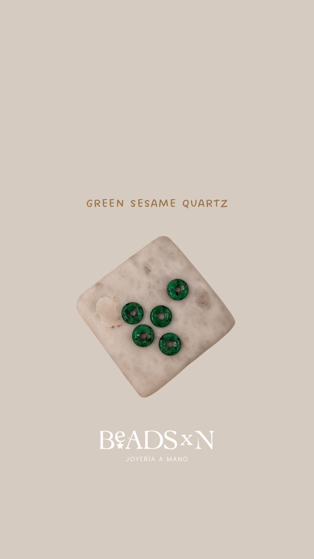 GREEN SESAME QUARTZ