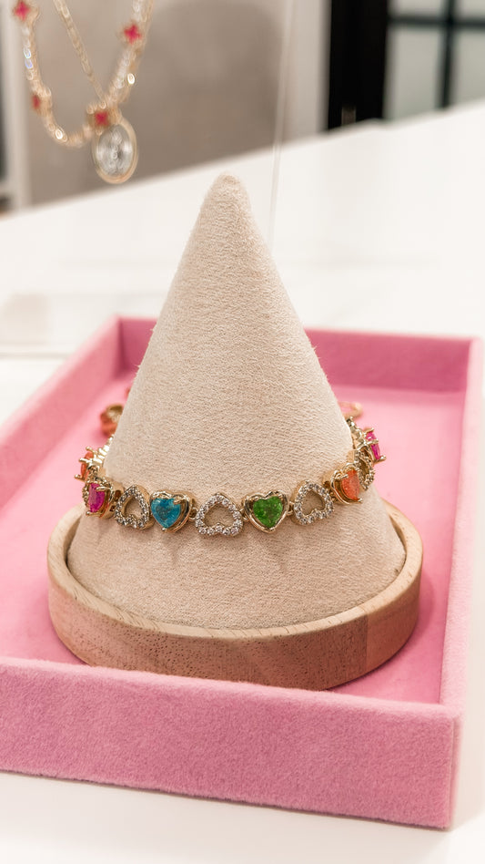 OPAL HEART BRACELET