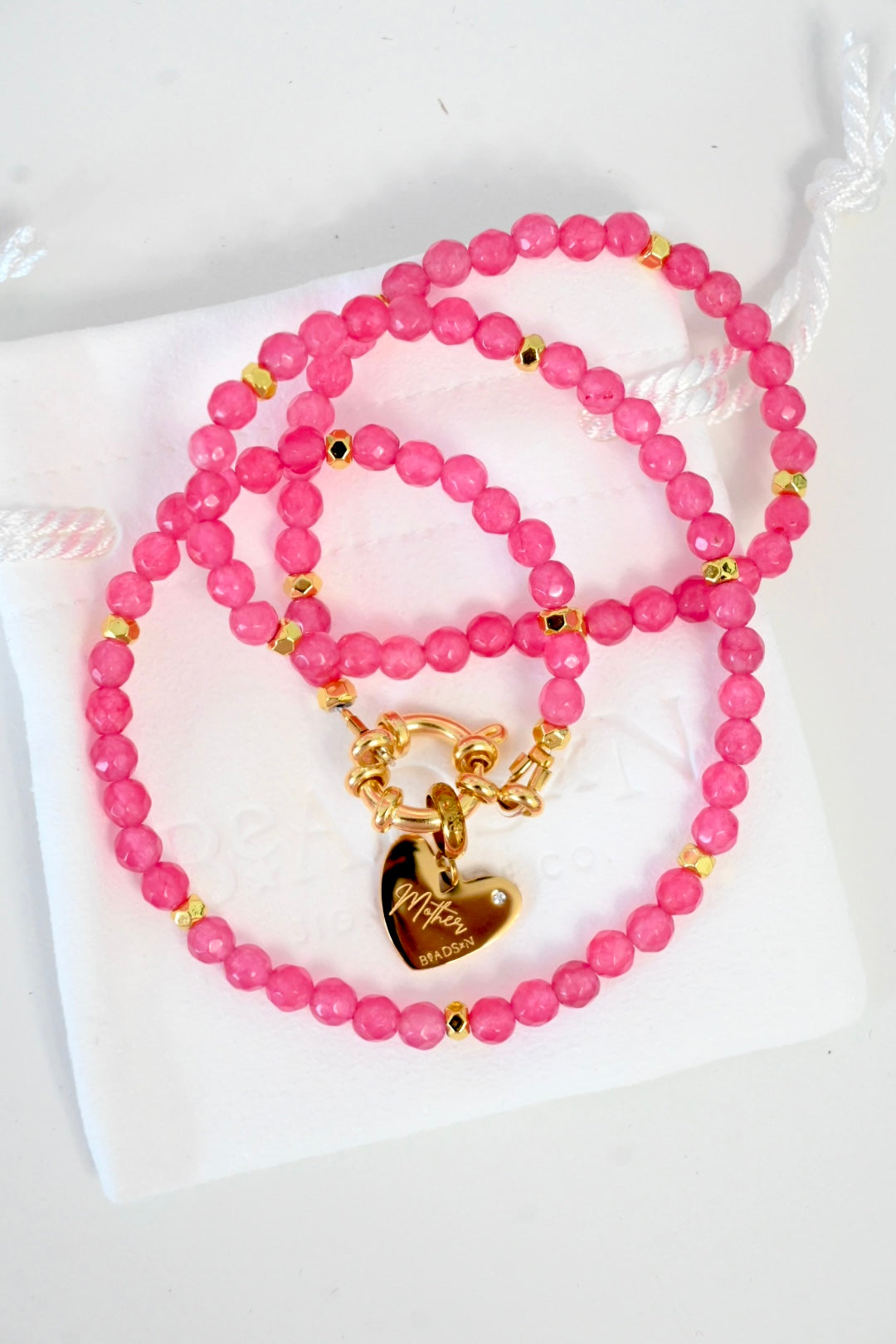 SEMIPRECIOUS CHARM NECKLACE