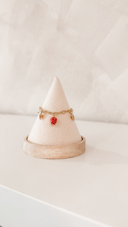 PULSERA DE FRESA NIÑAS