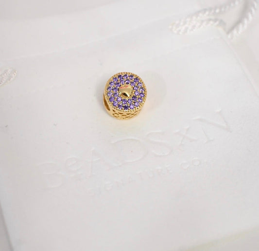 THE ROUND HEART CHARM