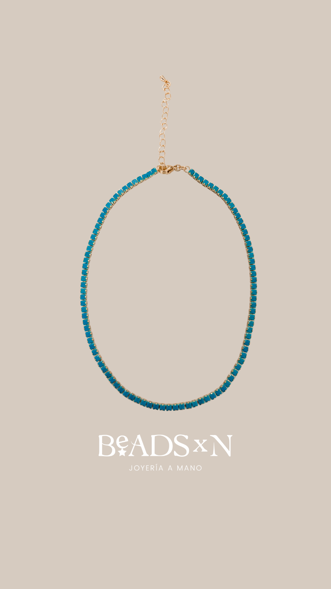 TURQUOISE TENNIS CHAIN