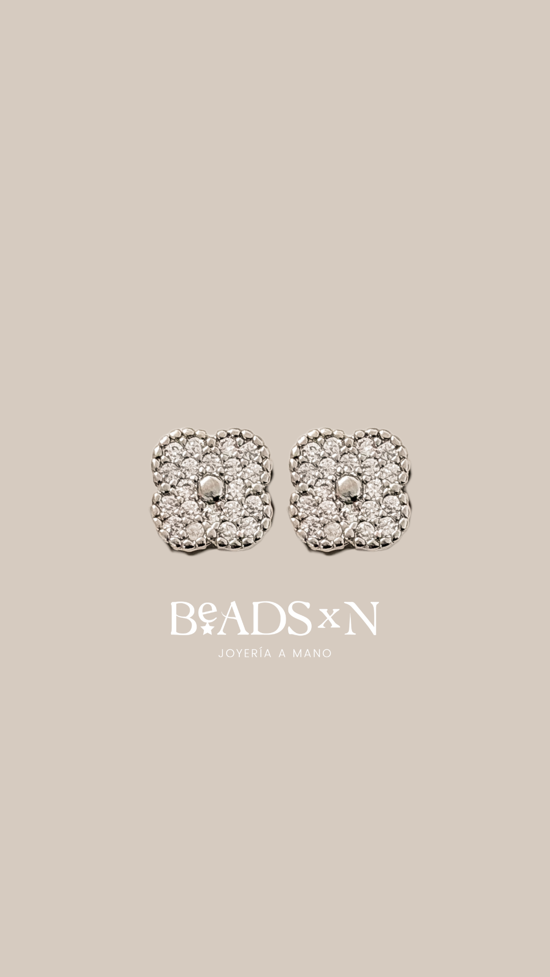 CLOVER EARRINGS SILVER