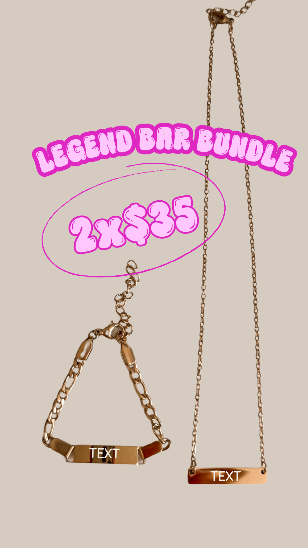 LEGEND BAR+ESCLAVA DE BEBE BUNDLE