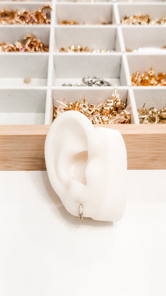 SIMPLE CZ MINI EARRINGS